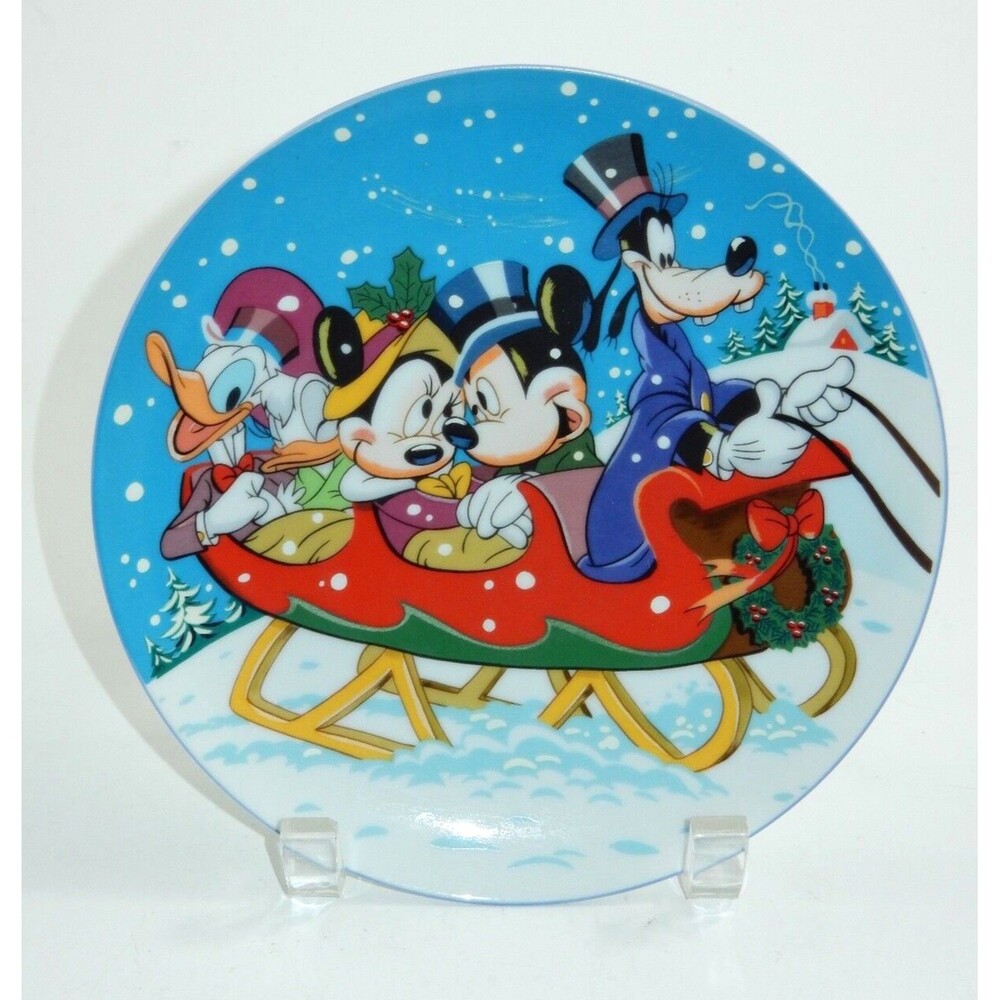 Schmid Disney 1988 Collectors Warm Winter Ride Annual Plate #5112